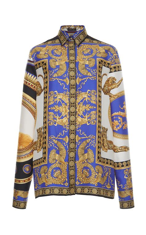 versace collection long sleeve|versace long sleeve shirts.